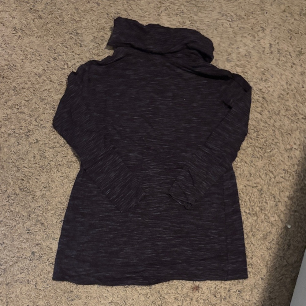Merona Women's Dark Purple Cowl Neck Sweater